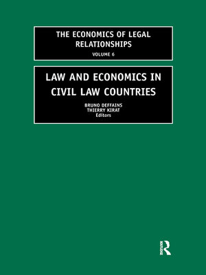 cover image of Law and Economics in Civil Law Countries